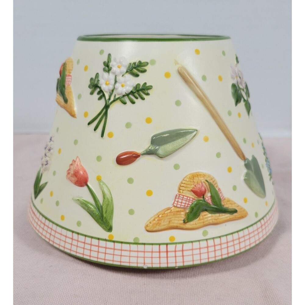 Yankee Candle Jar Candle Shade Gardening Spring Flowers For Lg/med Jar